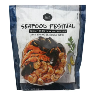 Sam's Choice Seafood Festival Shrimp, Snow Crab, Mussels, and Seasoning